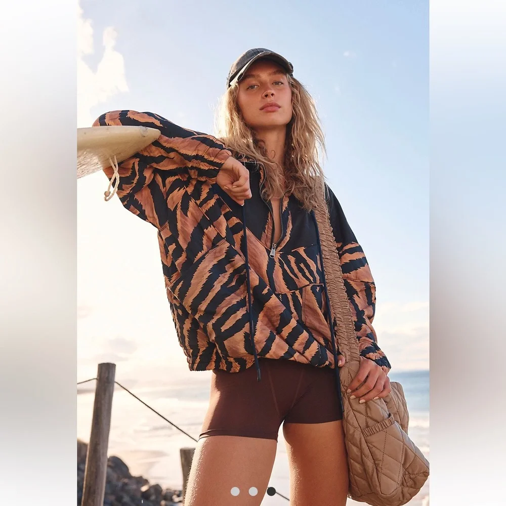 NEW Free People Walk The Line Pullover Jacket